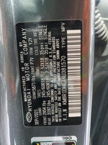 2022 HYUNDAI PALISADE S KM8R1DHE4NU381570