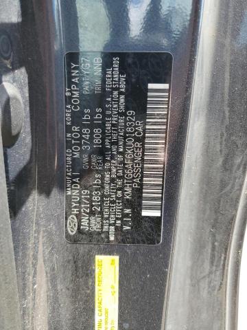 2019 HYUNDAI VELOSTER B KMHTG6AF6KU018329