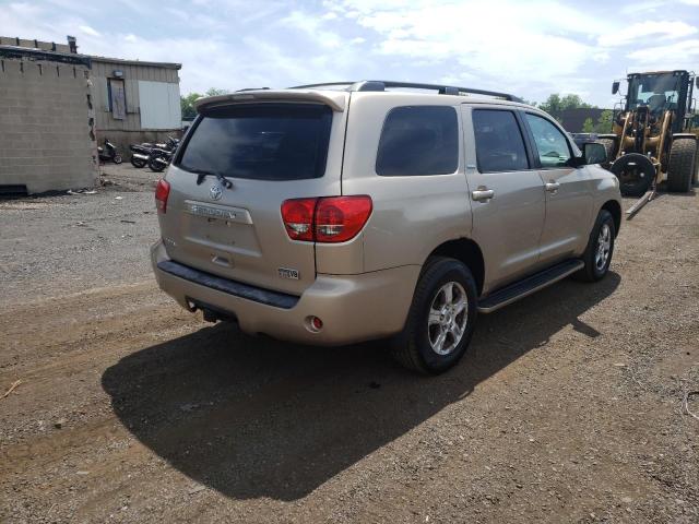 TOYOTA SEQUOIA SR 2008 gold 4dr spor gas 5TDBY64AX8S000488 photo #4