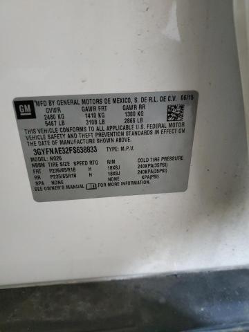 3gyfnae32fs638833 - 2015 Cadillac SRX - #59296105