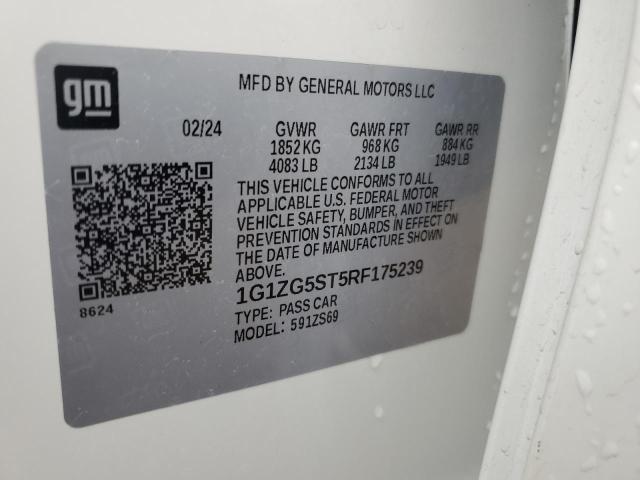 2024 CHEVROLET MALIBU RS - 1G1ZG5ST5RF175239