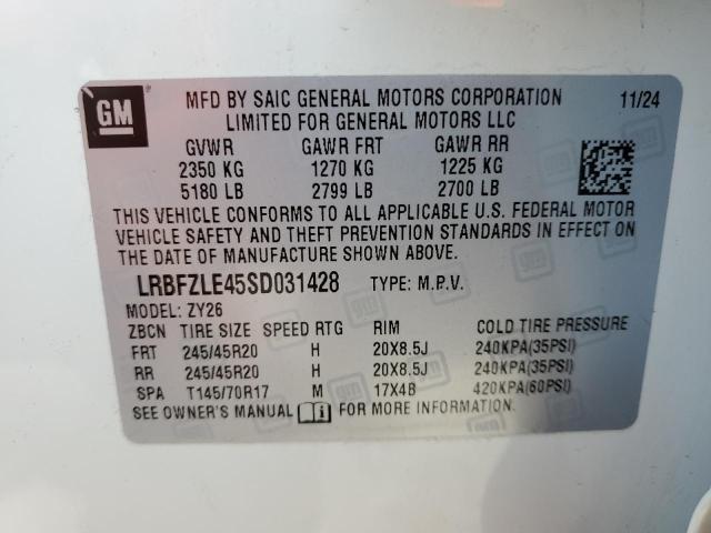 2025 BUICK ENVISION S LRBFZLE45SD031428