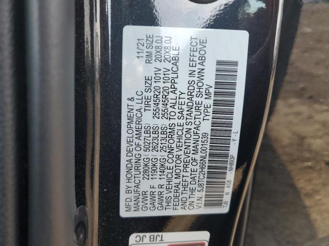 2022 ACURA RDX A-SPEC 5J8TC2H66NL001539