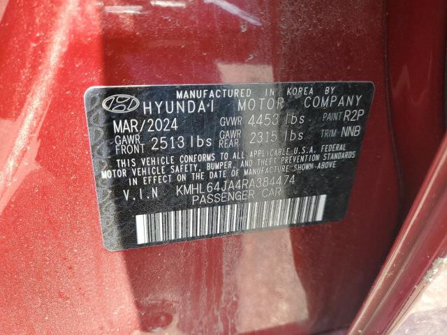 2024 HYUNDAI SONATA SEL KMHL64JA4RA384474