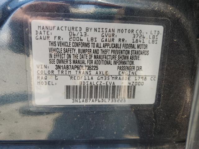 2013 NISSAN SENTRA S - 3N1AB7AP6DL735225