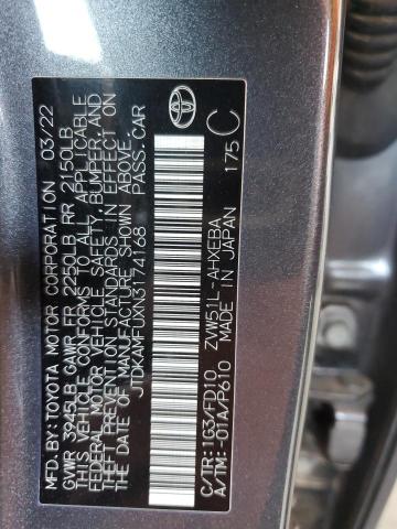 2022 TOYOTA PRIUS NIGH JTDKAMFUXN3174168