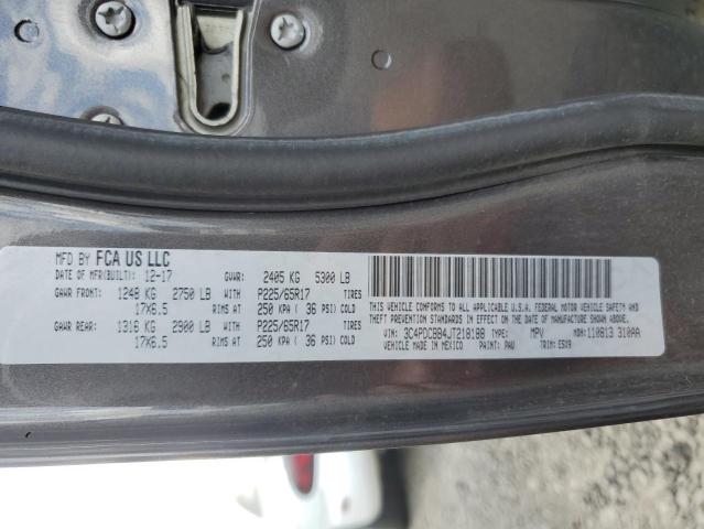 2018 DODGE JOURNEY SX - 3C4PDCBB4JT218188