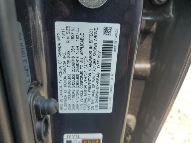 2017 HONDA CR-V EXL 2HKRW2H87HH686449
