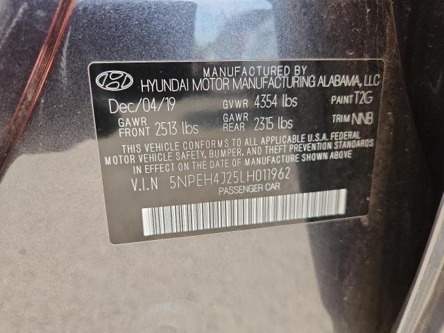 2020 HYUNDAI SONATA LIM 5NPEH4J25LH011962