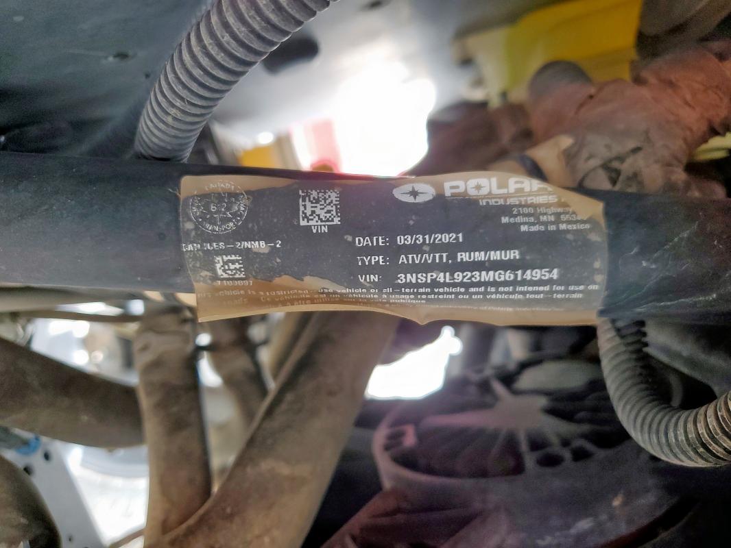 2021 POLARIS RZR TURBO - 3NSP4L923MG614954