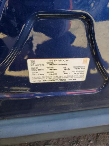 2020 TESLA MODEL X - 5YJXCBE22LF240426