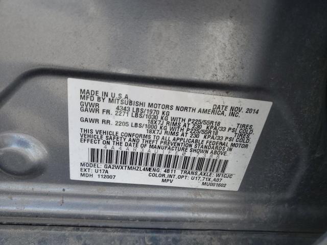 2015 MITSUBISHI OUTLANDER - 4A4AR3AU1FE017388