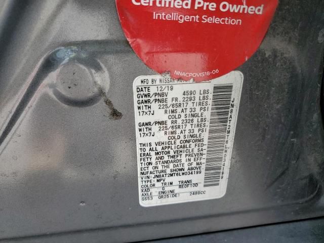 2020 NISSAN ROGUE S - JN8AT2MT6LW034199
