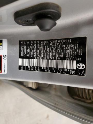 2017 TOYOTA COROLLA L - 5YFBURHE0HP661904