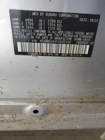 2023 SUBARU LEGACY SPO 4S3BWGG64P3002109