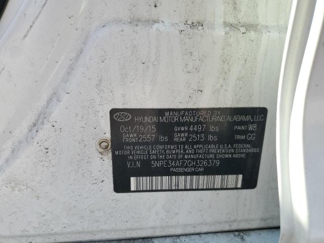 2016 HYUNDAI SONATA SPO 5NPE34AF7GH326379
