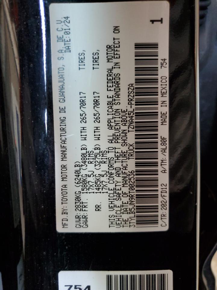 TOYOTA TACOMA DOUBLE CAB