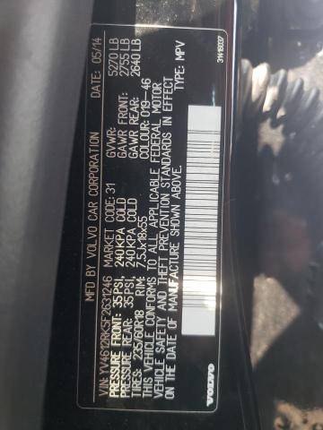 2015 VOLVO XC60 T5 PR YV4612RK5F2631246