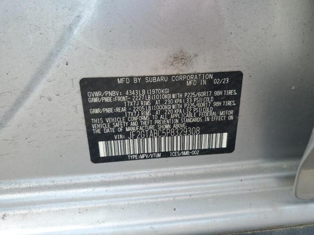 2023 SUBARU CROSSTREK JF2GTABC5P8329308