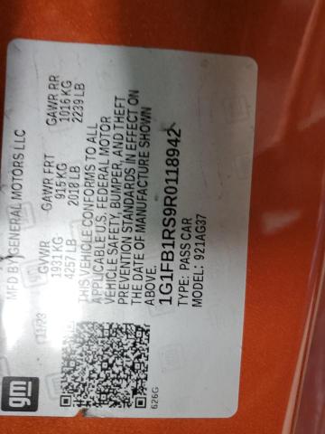 2024 CHEVROLET CAMARO LS 1G1FB1RS9R0118942