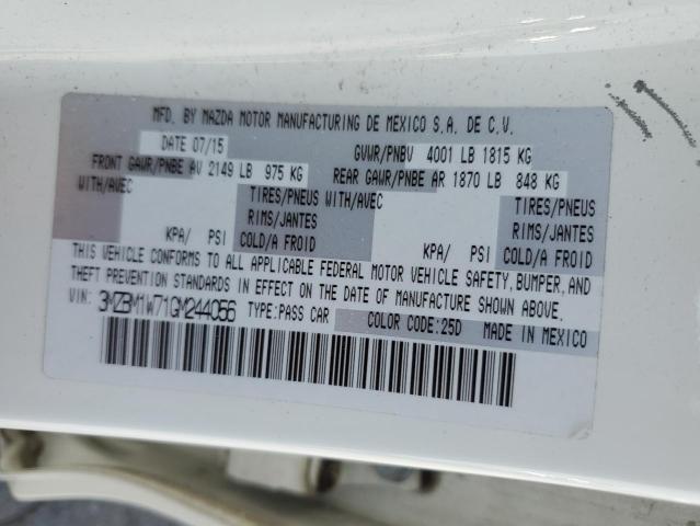 2016 MAZDA 3 TOURING - 3MZBM1W71GM244056