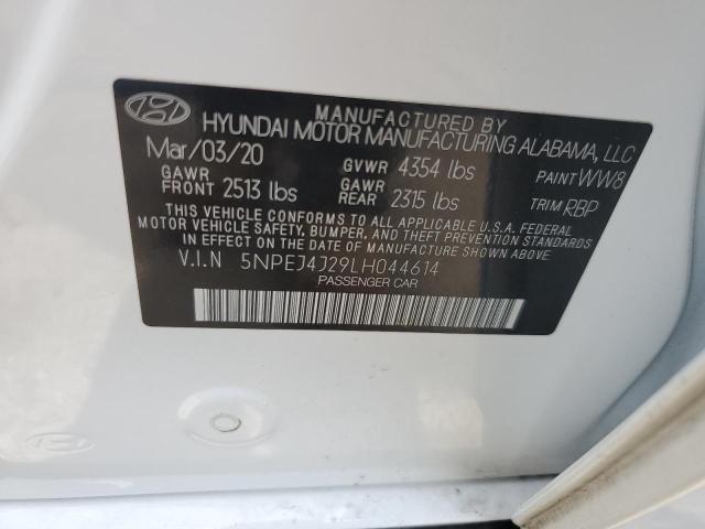 2020 HYUNDAI SONATA SEL - 5NPEJ4J29LH044614