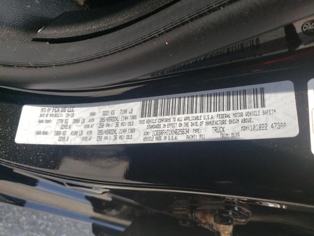 2019 RAM 1500 LIMIT 1C6SRFHT1KN625634