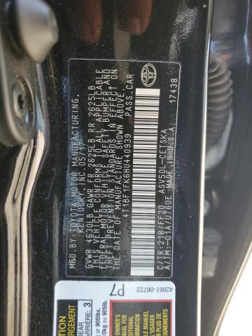 2017 TOYOTA CAMRY LE 4T1BF1FK6HU440939