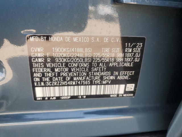 2024 HONDA HR-V SPORT 3CZRZ2H54RM747565