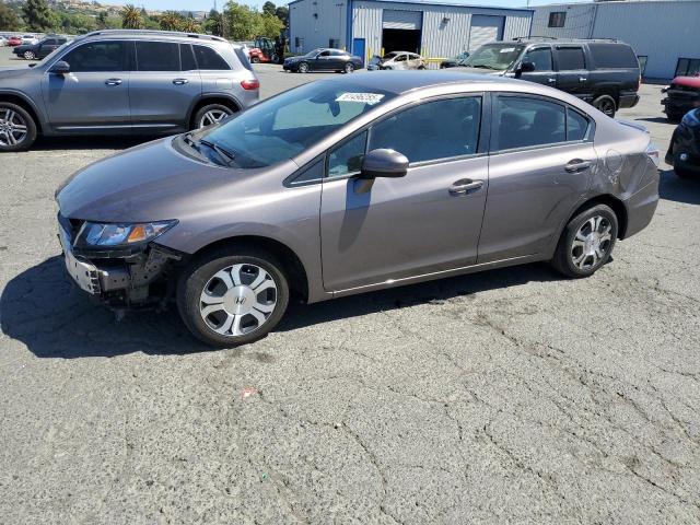 Vin: 19xfb4f34ee201072, lot: 61496285, honda civic hybrid l 2014 img_1