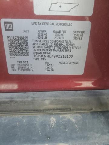 2023 GMC ACADIA SLE 1GKKNRL49PZ216100
