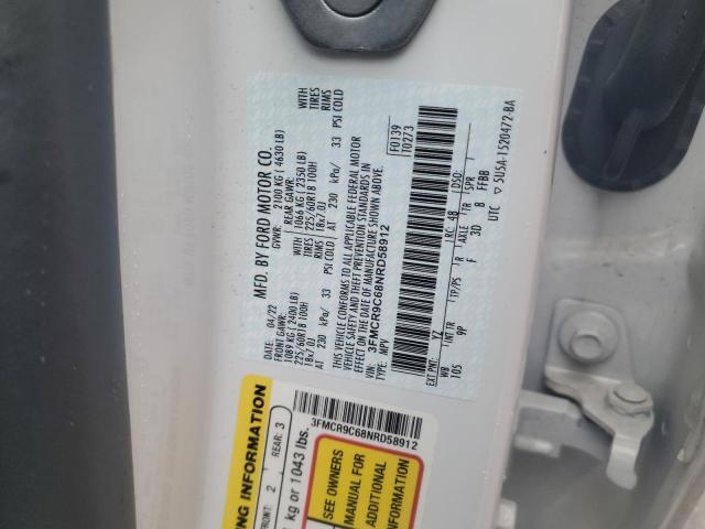 2022 FORD BRONCO SPO 3FMCR9C68NRD58912