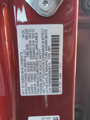 2024 HONDA CR-V SPORT 7FARS6H94RE080719