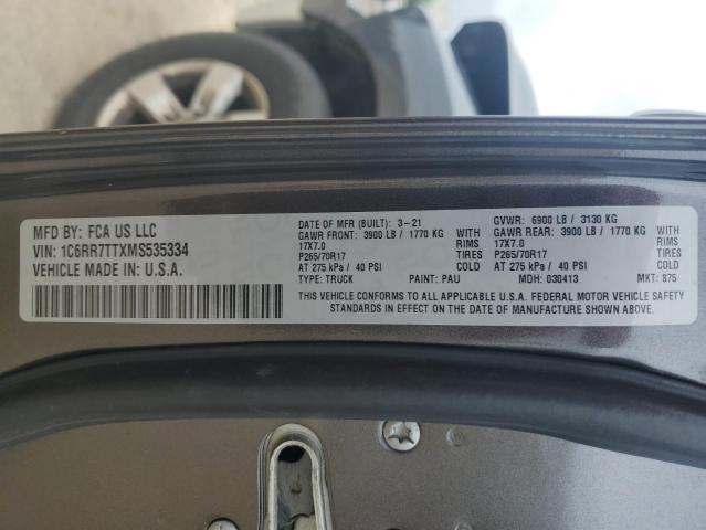 2021 RAM 1500 CLASS 1C6RR7TTXMS535334