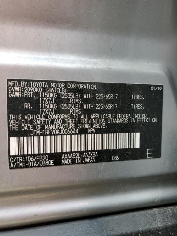 jtmh1rfv0kj006644 - 2019 Toyota rav4 le - #59546835