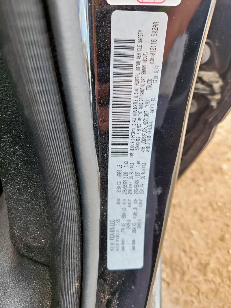 2020 RAM 1500 LARAM 1C6RRFJG5LN271307