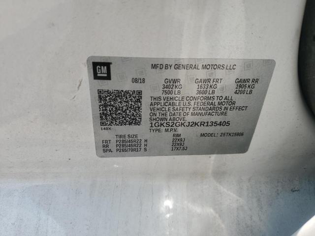 2019 GMC YUKON XL K 1GKS2GKJ2KR135405