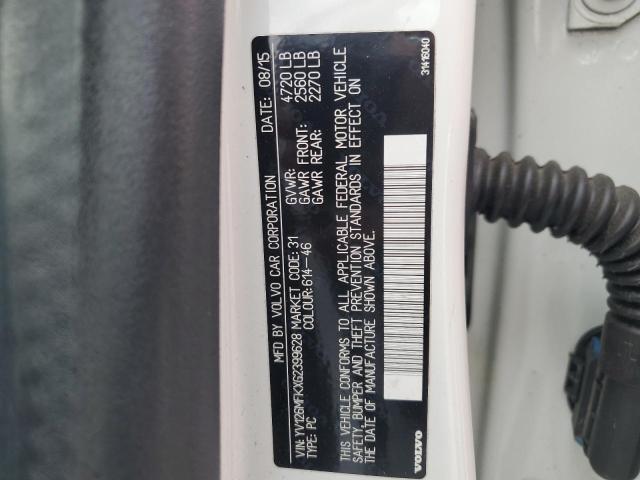 2016 VOLVO S60 PREMIE YV126MFKXG2399628