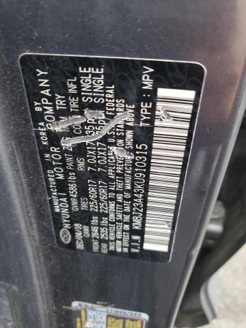 2019 HYUNDAI TUCSON SE KM8J23A43KU910315