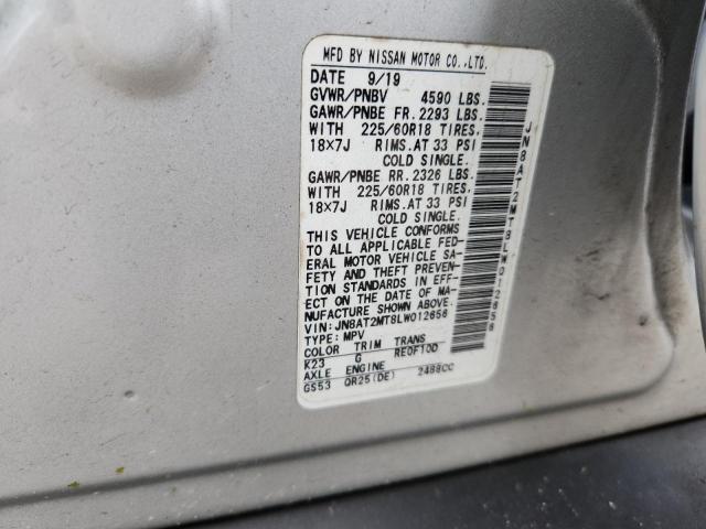 2020 NISSAN ROGUE S - JN8AT2MT8LW012656