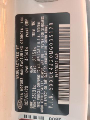 2021 KIA K5 GT LINE - 5XXG64J20MG035128