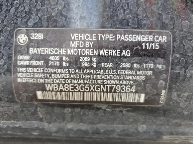 2016 BMW 328 XI SUL WBA8E3G5XGNT79364
