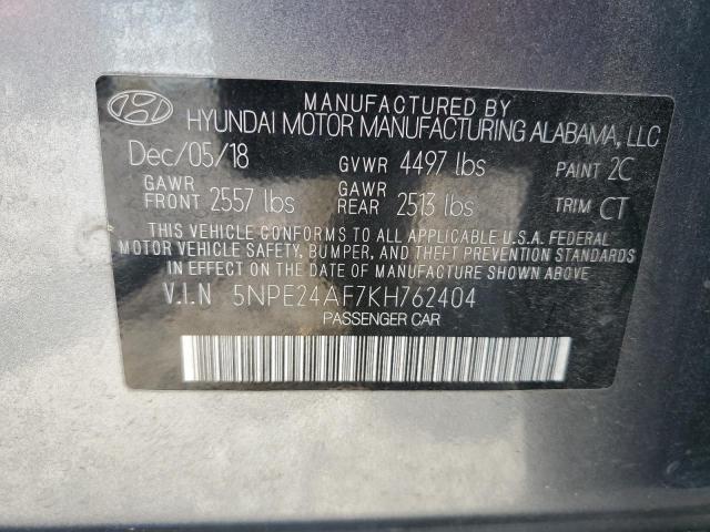 2019 HYUNDAI SONATA SE - 5NPE24AF7KH762404