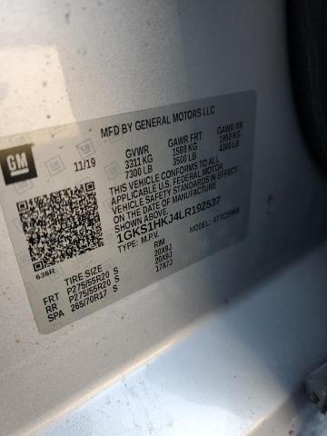 2020 GMC YUKON XL D 1GKS1HKJ4LR192537