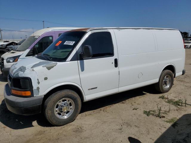 CHEVROLET EXPRESS G2 2004 white  gas 1GCGG25V741203266 photo #1