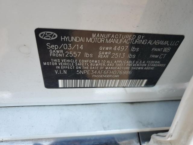 2015 HYUNDAI SONATA SPO 5NPE34AF6FH076986