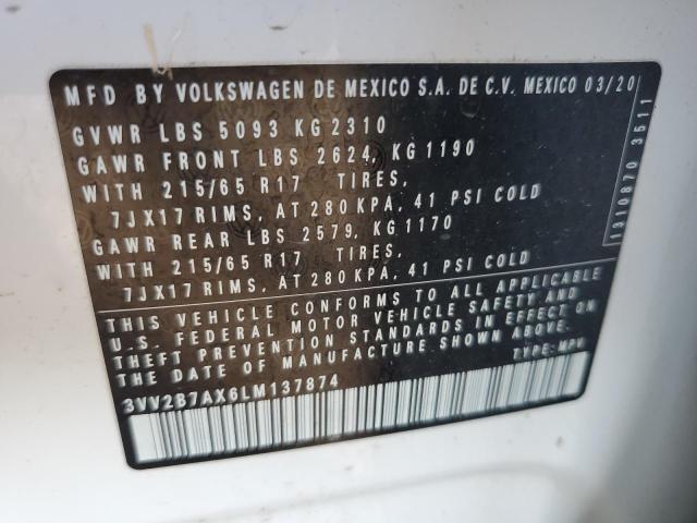 2020 VOLKSWAGEN TIGUAN SE - 3VV2B7AX6LM137874