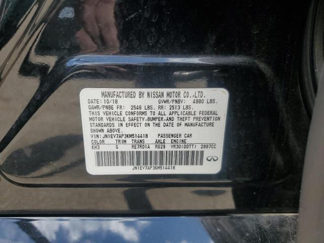 2019 INFINITI Q50 LUXE JN1EV7AP3KM514418
