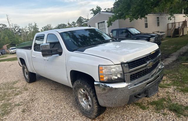 CHEVROLET SILVERADO 2008 white crew pic diesel 1GCHK23638F117735 photo #1