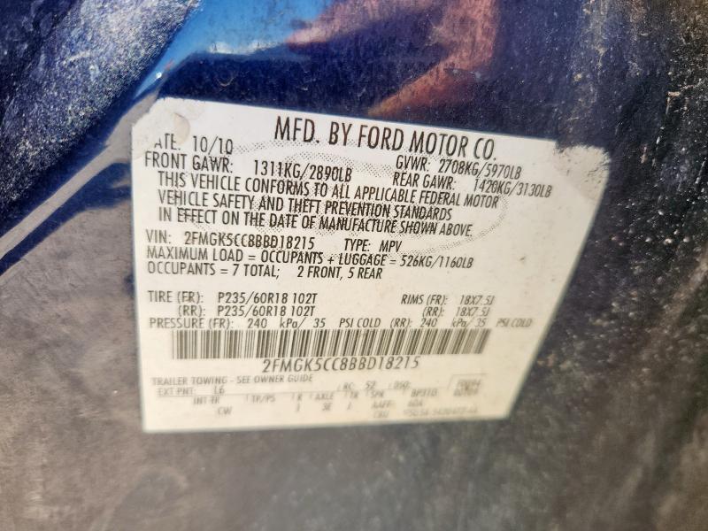 2011 FORD FLEX SEL #3303047599